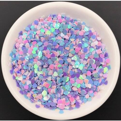 10g/Bag Mix Blue Pink Purple 1-3MM Star Heart Moon Dot Sequins DIY 3D Nail Art Paillettes Wedding Sewing Lentejuelas Accessories