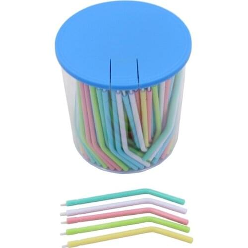 250 pcs Disposable Nozzles Tips for Dental Triple Air Water Syringe 3 Way Syringe Transparent Color Tips Dentist Tools Lab