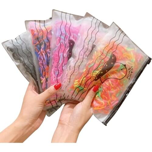 500 Pieces Childrens Head Rope Baby Girl Tie Hair Multicolor Cute Princess Headdress Hair Band Girl Hair Accessories