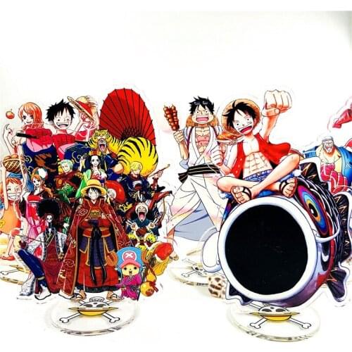 Anime Monkey D. Luffy Nami Zoro Acrylic Stand Figure Desktop Decoration Collection Model Toy Doll Gifts Cosplay