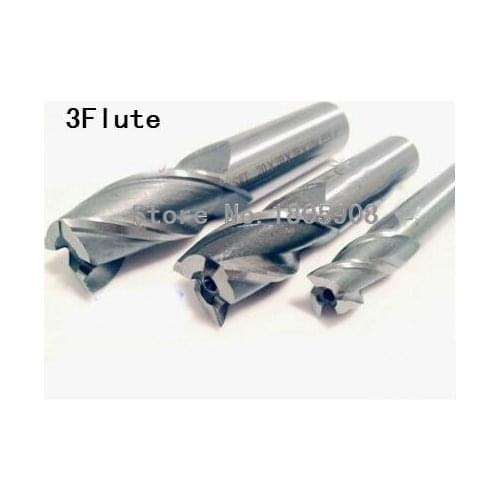 Free shipping 6 pieces / sets of 2-6.0mm 3 slot cutter, CNC equipment rotary cutter of milling cutters