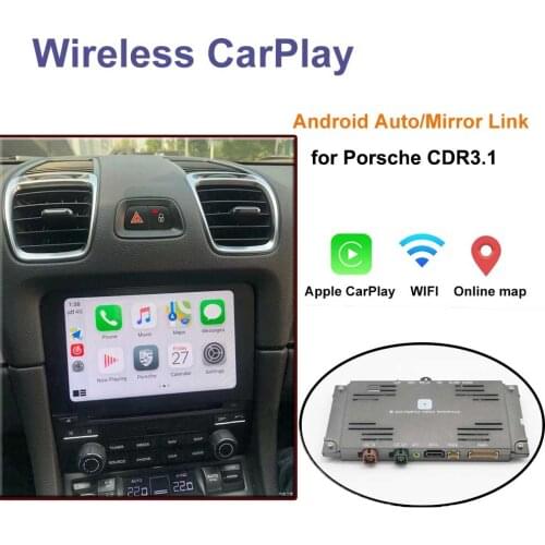 Wireless Apple Carplay Android Auto Mirror Link AirPlay For Porsche CDR3.1 CDR 3.1 Panamera Boxster Cayman Cayenne 911 Carrera