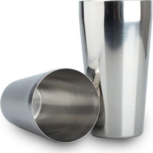 UPORS 2Pcs Boston Shaker Stainless Steel Cocktail Shaker Bartender Tools 600 450ml Cocktail Boston Shaker Cocktail Accessories