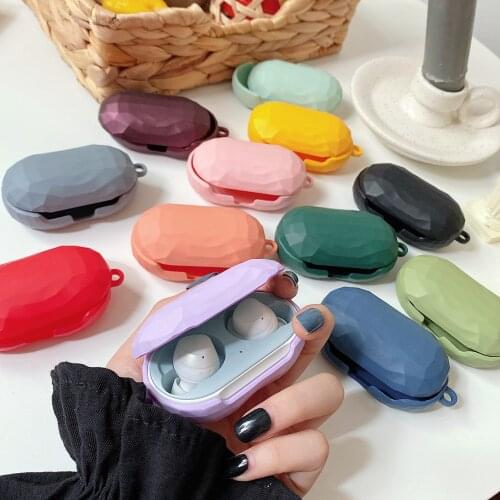 New For Galaxy Samsung Buds+ Simple Solid Color Earphone Case Wireless Bluetooth Headset Protective Cover For Galaxy Buds Plus