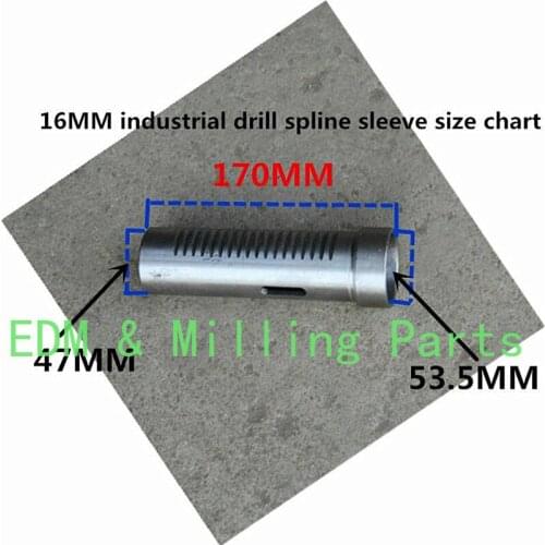 CNC Bridgeport Heavy Industry Drill Spindle Split Type Drill Spindle Sleeve Z516 / ZQ4116 ( separate type )