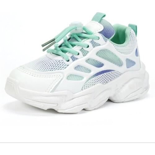 2021 Spring/Summer New Kids Shoes Boys Breathable and Lightweight Running Sneakers Girls Fashion All-match Casual Shoes