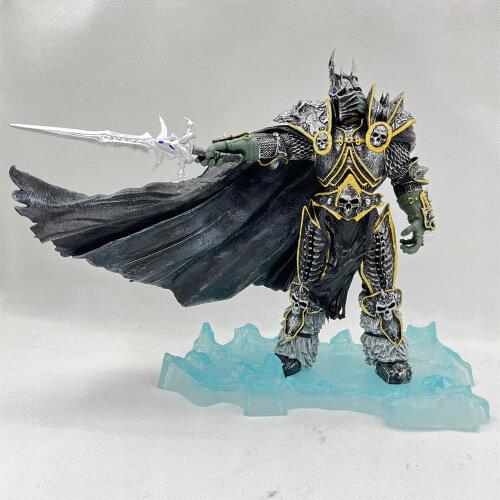 HOT WOW DC7 FALL OF THE LICH KING ARTHAS ACTION FIGURE Model Toy 21CM Free shipping KA0447