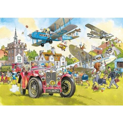 JMINE Div 5D Travel Car Plane Full Diamond Painting cross stitch kits art High Quality Scenic 3D paint by diamonds