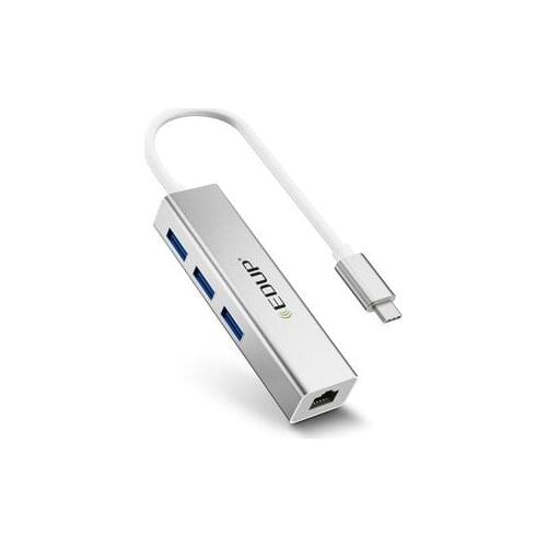 HUB USB3.0 To RJ45 TypeC Port Adapter 3 Dock Wired for PC Laptop Computer Converter USB-C 3.1 Splitter Lan Port Gigabit Ethernet