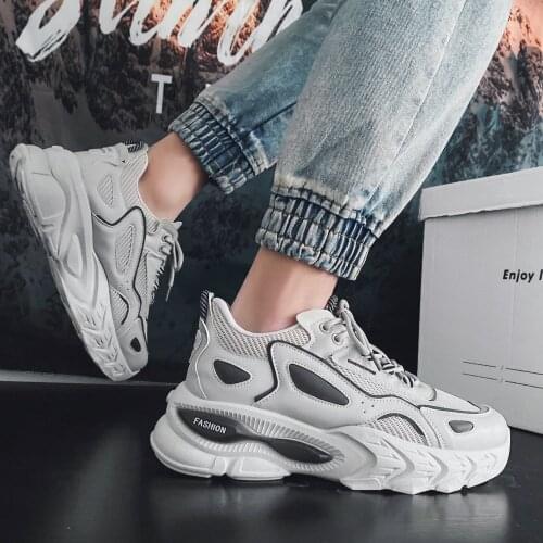 Fashion Mens Sneakers Portable Breathable Shockproof Running Shoes Comfortable Walking Jogging Casual Shoes Zapatillas Hombre