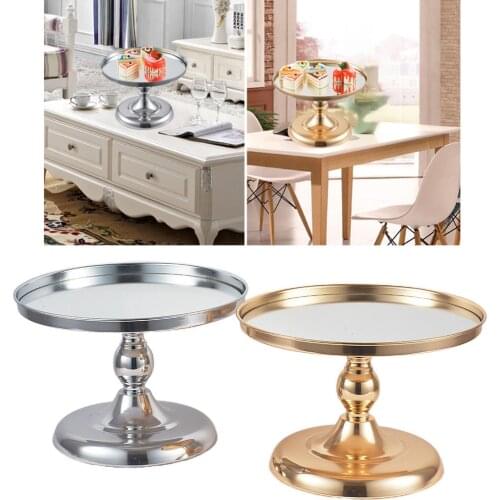 Metal Cake Stand Round Wedding Dessert Cupcake Party Snacks Pedestal Display