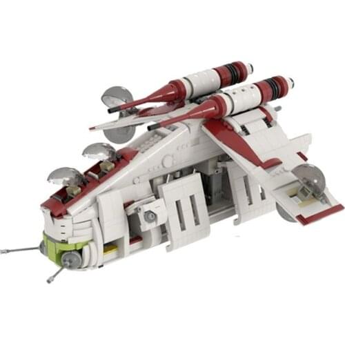 MOC Alien War Spaceship UCS Republic Gunship Building Block Model Home Decoration Brick Set Parts Children DIY Toys Best Gifts