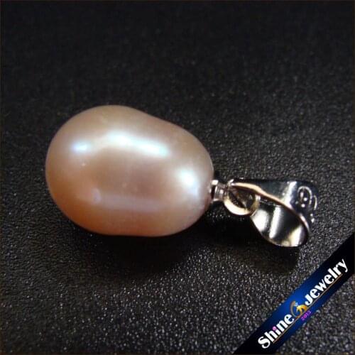 Fashion Design Pearl Necklace Real Natural Big Freshwater Pearls Pendants Necklace Jewelry for Women Gift Wedding Jewelry -Z0233