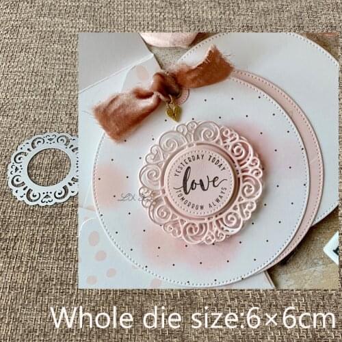 New Design Craft Metal stencil mold Cutting Dies lace square decoration scrapbook die cuts Album Paper Card Craft Embossing
