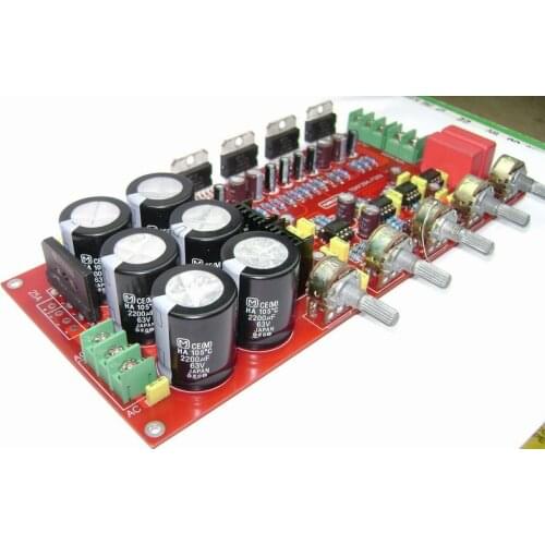 YJ TDA7294 amplifier board 2.1 channel UPC1237 2*80W+160W subwoofer with Speaker protection Sealed potentiometer