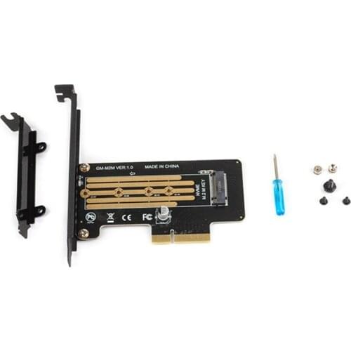 Full Speed M.2 PCIe SSD Adapter M2 NVMe M Key To PCI-E Express 3.0 X4 Adapter Constant Current Anti-Surge for 2280 2260