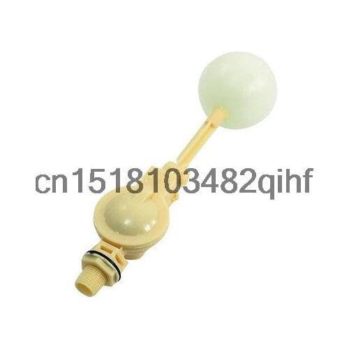 Rotary Adjustable Angle Beige Ball Liquid Water Level Float Sensor Switch