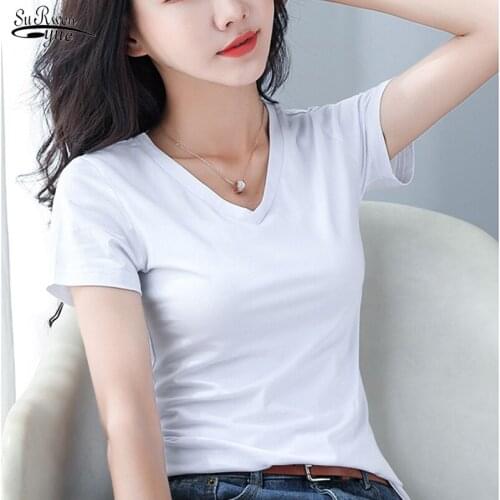 2021 New Korean Womens Tops and Blouses Summer Office Lady Solid Short Sleeve Shirts Plus Size Chiffon Blouse Blusas Mujer 9686