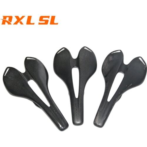No Logo Saddle Bicycle 143*275mm Carbon Fiber Saddle Bike Bicycle MTB Black 3K/UD Glossy/Matt Front Seat Mat Bicycle Saddle