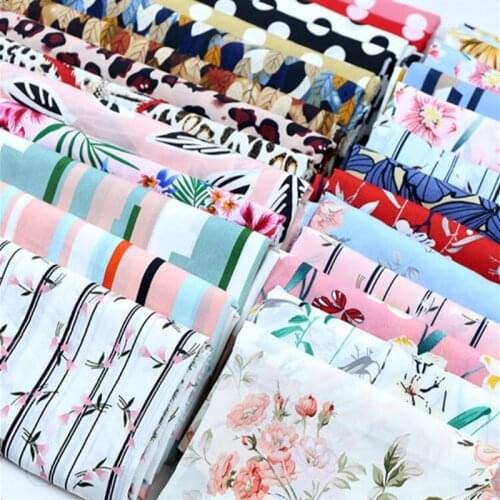 Crepe de Chine printed chiffon fabric Impervious chiffon dress skirt spring summer fashion Chiffon fabric wholesale