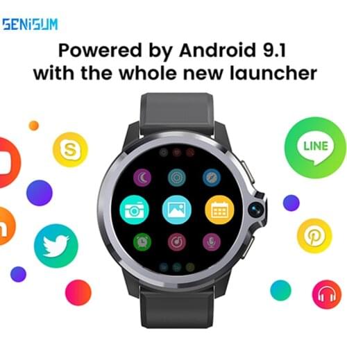 Часы мужские Bluetooth 4G Smart Watch 16GB Smartwatch Fitness Tracker IP67 Waterproof Women Men Android Watch For Kospet Watch