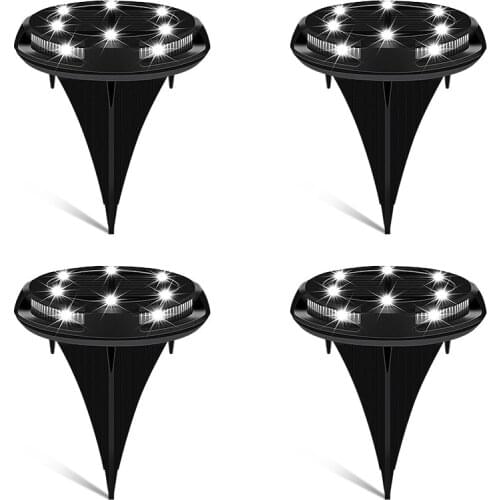 Solar Buried Light 10led solar ground light floor light garden lawn backyard gazebo deck lighting bright white ground lights