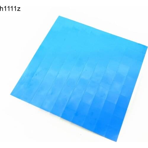 Heatsink Silicone Pad High Quality 10mm*10mm*1mm 0.5mm Thick 100pcs Thermal Pad GPU CPU Heatsink Cooling Conductive Silicone Pad