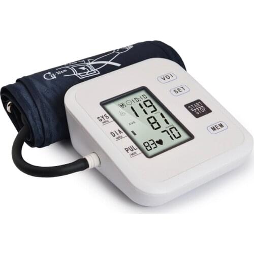 USB Medical Household Digital Arm Cuff Blood Pressure Pulse Heart Rate Tonometer Meter Home Portable Sphygmomanometer Monitor