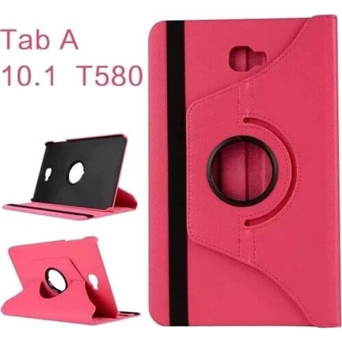 360 Rotating Case for Samsung Galaxy Tab A 10.1 2016 T580 T585 Stand Cover PU Leather Case for Samsung Tab A6 10.1 T580N T580N