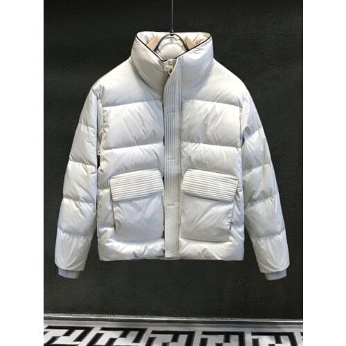 High-end counter store Tide brand new winter Mens lightweight jacket Mens short cotton coat