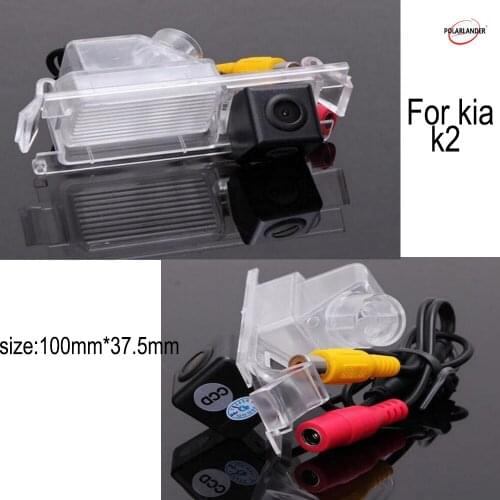 High quality Night Vision Wire CCD Car Parking Reversing Backup Rearview Camera For K/ia K2 Hatchback Rena Hatchback K2