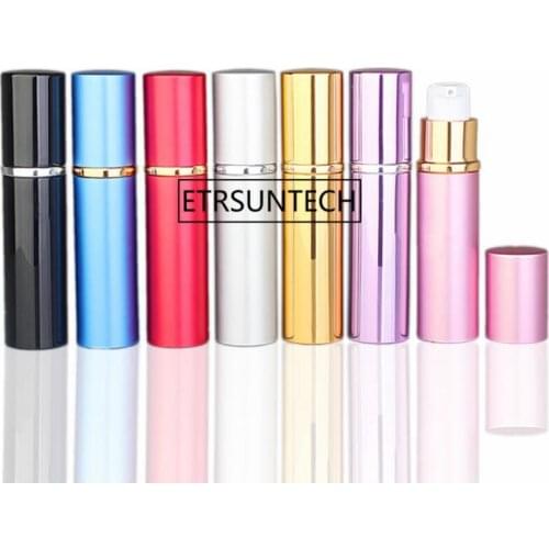 10ml aluminum Lotion Bottle Press Vials for Liquid Foundation Essence Cosmetic Sample Packaging F1355