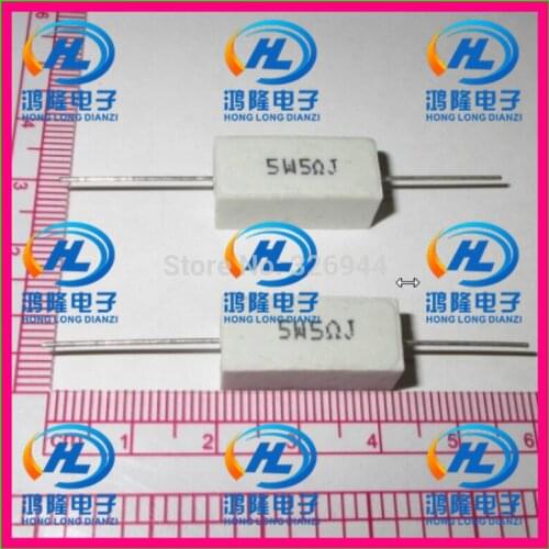 10pcs/lot) 5W 5 ohm +/-5% / 5W 5 ohm 5% / 5W 5RJ