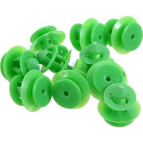 10pcs Green Auto Fasteners Car Door Card Trim Panel Clips Rear Tailgate Interior For Mercedes SPRINTER W906 VITO W639