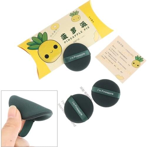 3/10pcs Demon I'm Pineapple Pie / I'm Egg Yolk Pie Cushion Puff BB Cream Sponge Puff SoftA ir Puff Double-Sided Use Makeup Tool