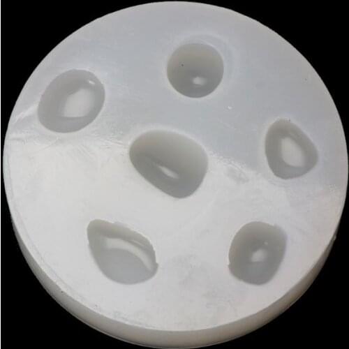 83XC Pebbles Irregular Stone Silicone Mold DIY Resin Jewelry Pendant Charm Making