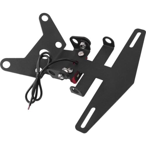 Motorcycle License Plate Holder License Plate Frame Holder Bracket with LED Light for SUZUKI GSX250R 2013-2020