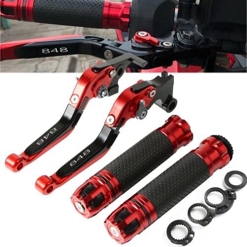For DUCATI 848 EVO 2007 2008 2009 2010 2011 2012 2013 Motorcycle Accessories CNC Adjustable Folding Brake Clutch Levers
