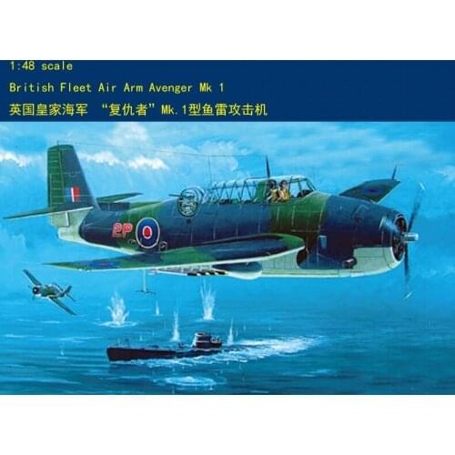 Trumpeter 80331 1/48 British Fleet Arm Avenger MK 1 Fighter Bomber Model Plane TH05875-SMT6
