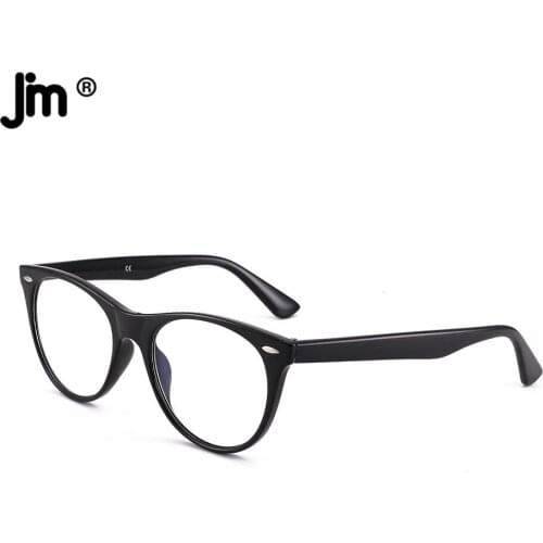 JM Vintage Round Blue Light Blocking Reading Glasses Men Women Retro Anti Blue Ray Reading Glasses