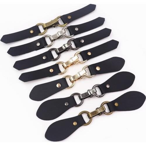 Button button monopoly windbreaker coat button high-end leather metal buckle sweater coat windbreaker belt leather buckle