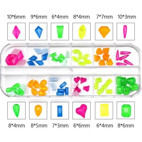 New Multi-size Nail Rhinestones 3D Crystal AB Clear Nail Stones Gems Pearl DIY Nail Art Decorations Gold Silver Rivet Rhinestone