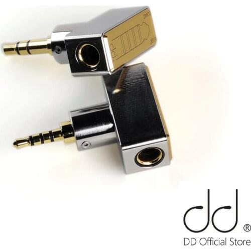 DD DJ44B DJ44C Female 4.4 Balanced Adapter Apply To 4.4mm Balance Earphone Cable For Astell&Kern, FiiO, Etc