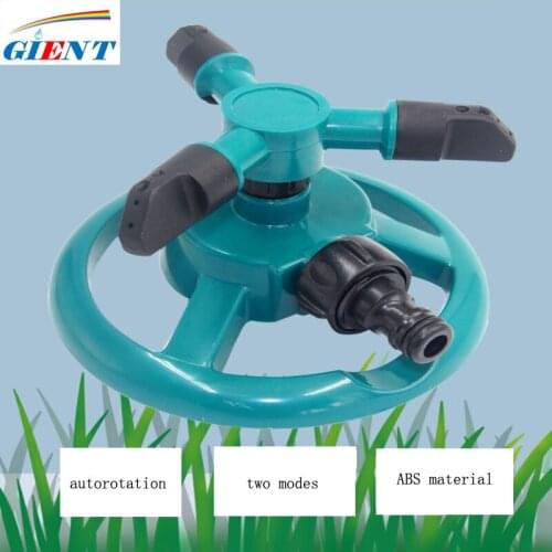 Garden Sprinklers Automatic Watering Grass Lawn 360 Degree Rotating Water Sprinkler 3 Arms Nozzles Garden Irrigation Tools