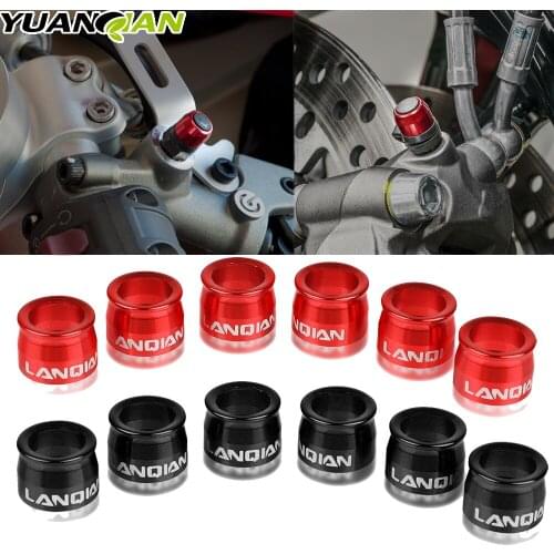 Motorcycle Universal Caliper Master Cylinder Billet Bleed Valve Cover Kit Fit For DUCATI HYPERMOTARD 821 SP 821SP 2013 2014 2015