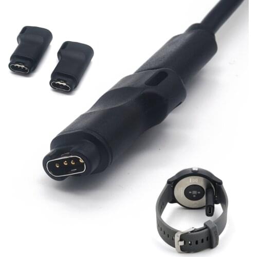 Type C USB Cable Charger Adapter for Garmin Fenix 5/5S/5X Plus Instinct 6/6S/6X Pro Venu SQ Vivoactive 4/4s/3 945 935 645 245 45