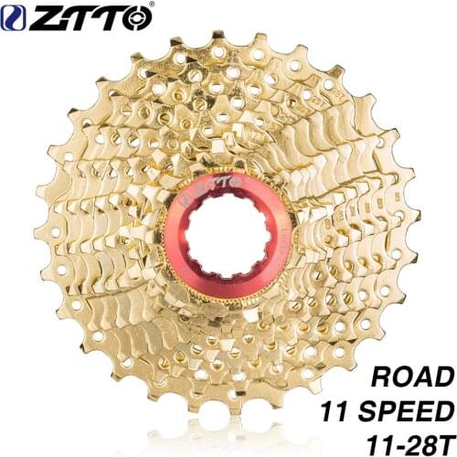 ZTTO/Chasing 11-speed 28T cassette road transmission gear, golden flywheel, road bike riding accessories