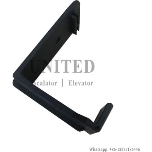 10pcs UNITED Elevator Door Skate Parts Black L-Shaped Bracket FAA370B1 For AT120