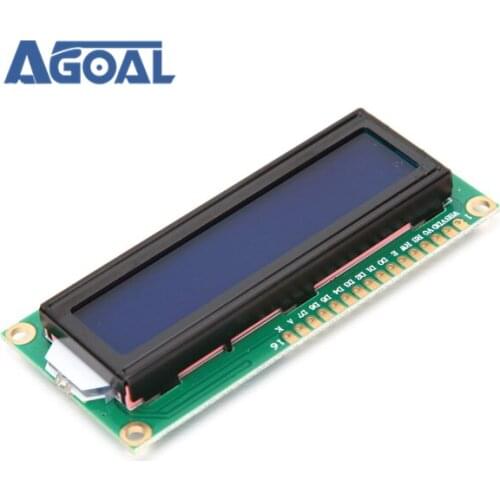 1602 16x2 162 HD44780 Character LCD Display Module LCM Blue and Yellow Blacklight