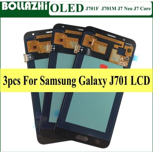 3 Piece/lot Oled J701F LCD For Samsung Galaxy J7 Nxt J701F Touch Screen Digitizer LCD Display J701 J7 Nex Assembly Display